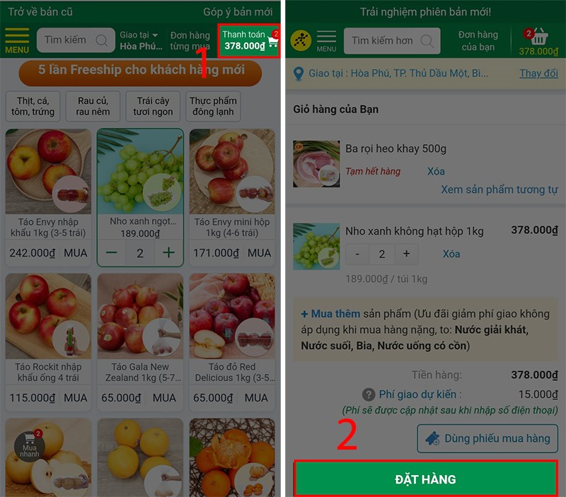 Đi chợ online tại nhà trên Bách Hóa Xanh theo cách đơn giản nhất