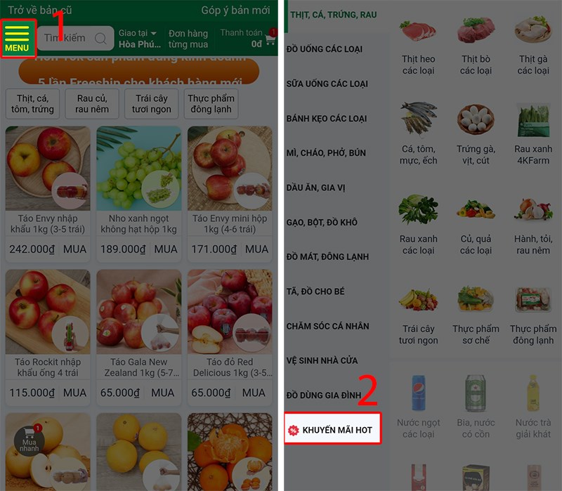Đi chợ online tại nhà trên Bách Hóa Xanh theo cách đơn giản nhất
