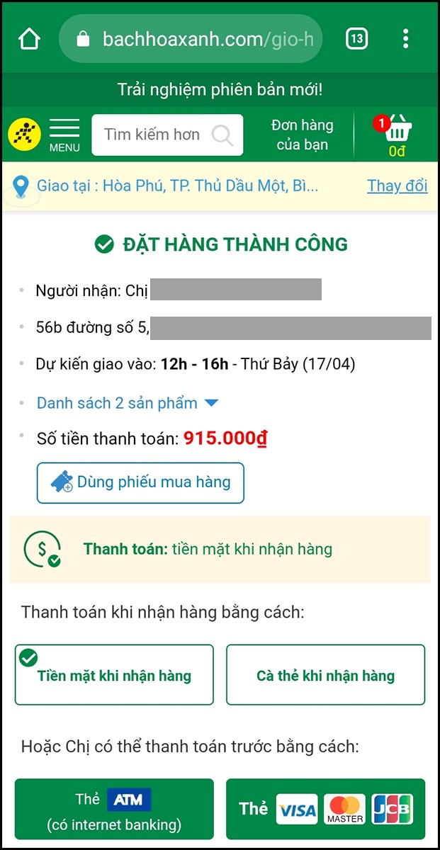 Đi chợ online tại nhà trên Bách Hóa Xanh theo cách đơn giản nhất