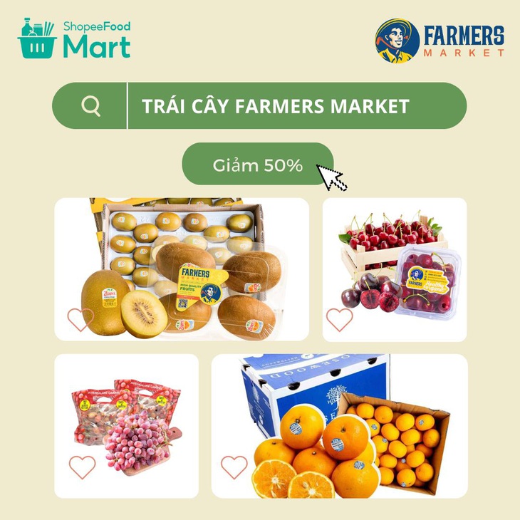 Đi chợ online tiện lợi cùng ShopeeFood Mart Đi chợ online tiện lợi cùng ShopeeFood Mart