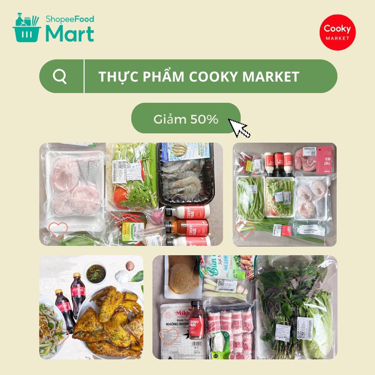Đi chợ online tiện lợi cùng ShopeeFood Mart Đi chợ online tiện lợi cùng ShopeeFood Mart