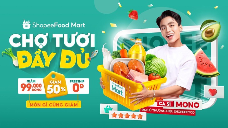 Đi chợ online tiện lợi cùng ShopeeFood Mart Đi chợ online tiện lợi cùng ShopeeFood Mart